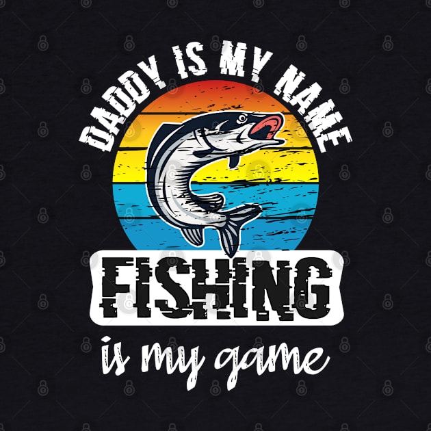 COLORFUL RETRO VINTAGE FISHING T-SHIRT DESIGN by NASMASHOP